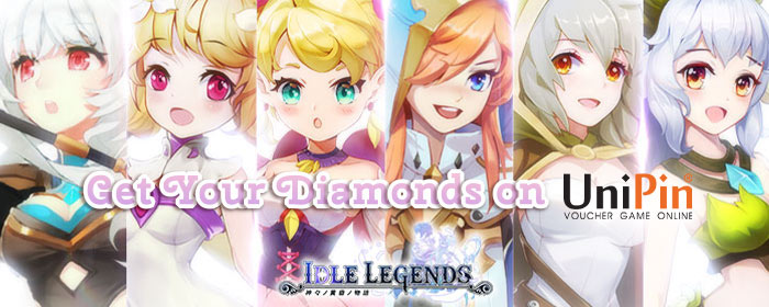 Idle Legends is Available on UniPin – Top up Diamonds on UniPin
